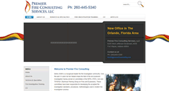 Desktop Screenshot of premierfireconsulting.com
